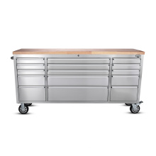 HYXION7215 72 Inch Professional Stainless Steel Rolling Tool Box Chest
